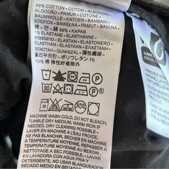 Levi’s Women’s Ribcage Shorts 31 Charcoal Raw Hem Rodeo Summer Beach Festival - Picture 9 of 10